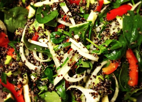 You are currently viewing Black Quinoa and Vegetable Salad